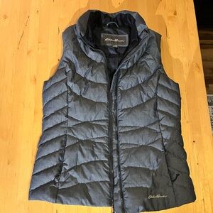 Eddie Bauer Women's Blue Puffer Vest